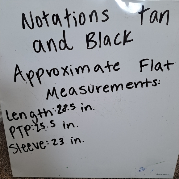 Notation Bundle Of 2 Cream Black Striped & Paisley Print Long Sleeve Shirt Sz 3X - Picture 10 of 11